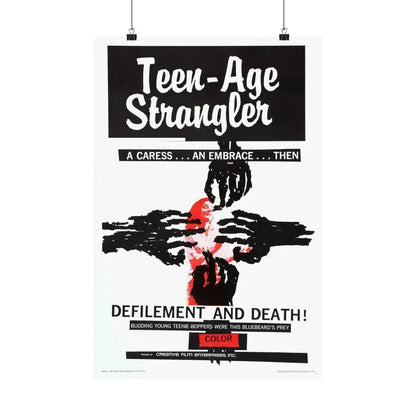 TEEN-AGE STRANGLER 1964 - Paper Movie Poster 16″ x 24″ Matte - The Sticker Space