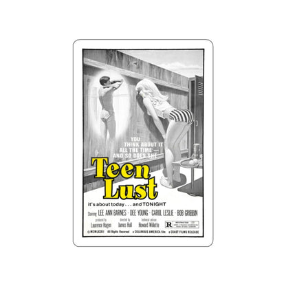 TEEN LUST (HIGH SCHOOL TEASERS) 1978 Movie Poster STICKER Vinyl Die-Cut Decal-White-The Sticker Space