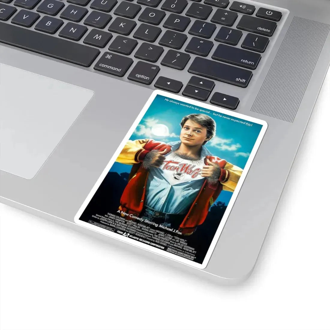 Teen Wolf 1985 Movie Poster - STICKER Vinyl Kiss-Cut Decal - The Sticker Space