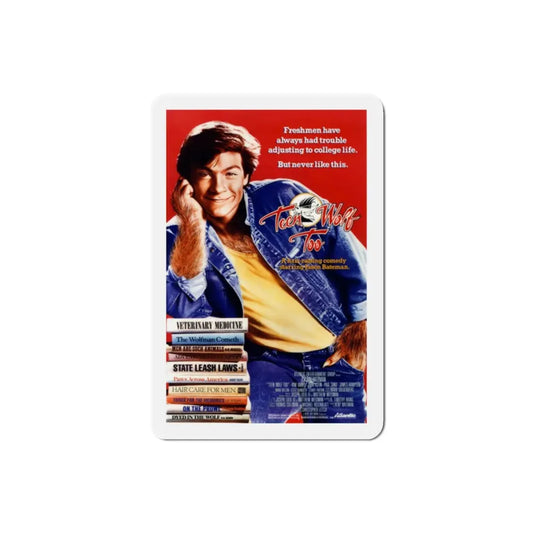 Teen Wolf Too 1987 Movie Poster Refrigerator Magnet 2 Inch - The Sticker Space
