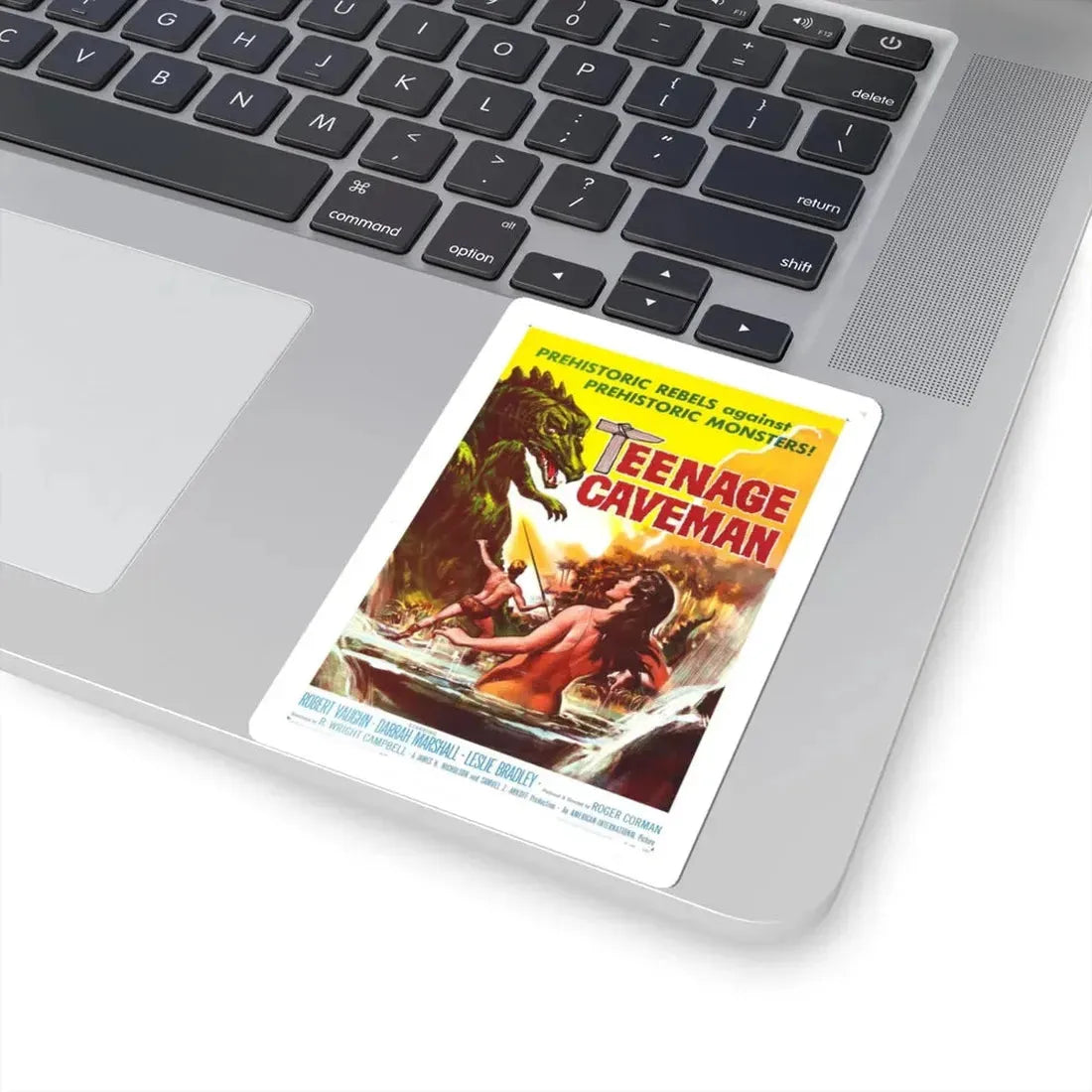 TEENAGE CAVEMAN 1958 Movie Poster - STICKER Vinyl Kiss-Cut Decal - The Sticker Space