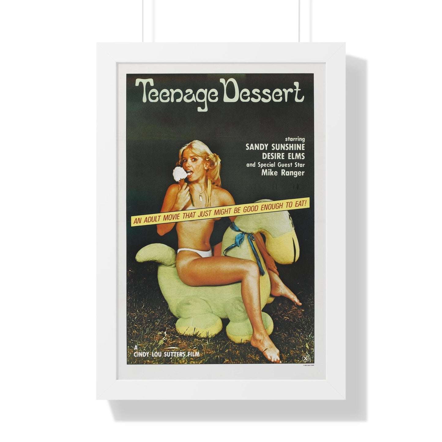 TEENAGE DESSERT 1976 - Framed Movie Poster-16″ x 24″-The Sticker Space