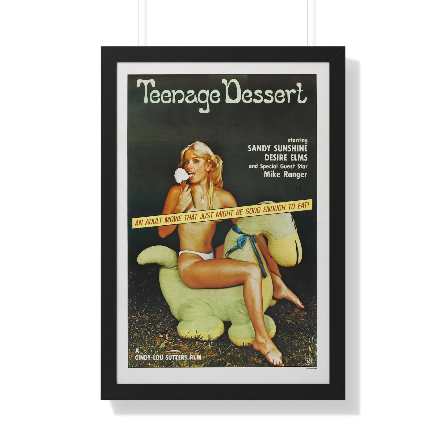 TEENAGE DESSERT 1976 - Framed Movie Poster-20" x 30"-The Sticker Space