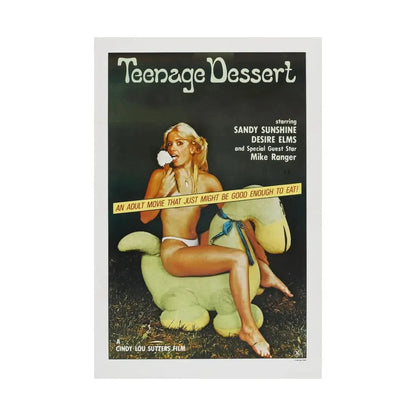 TEENAGE DESSERT 1976 - Paper Movie Poster - The Sticker Space