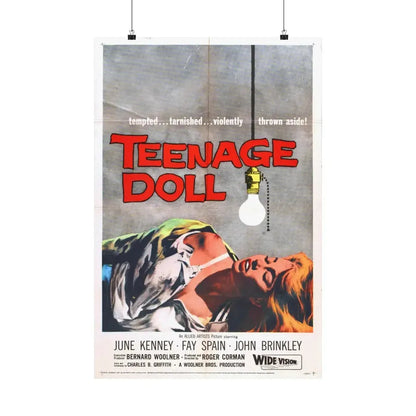 TEENAGE DOLL 1957 - Paper Movie Poster 20″ x 30″ Matte - The Sticker Space
