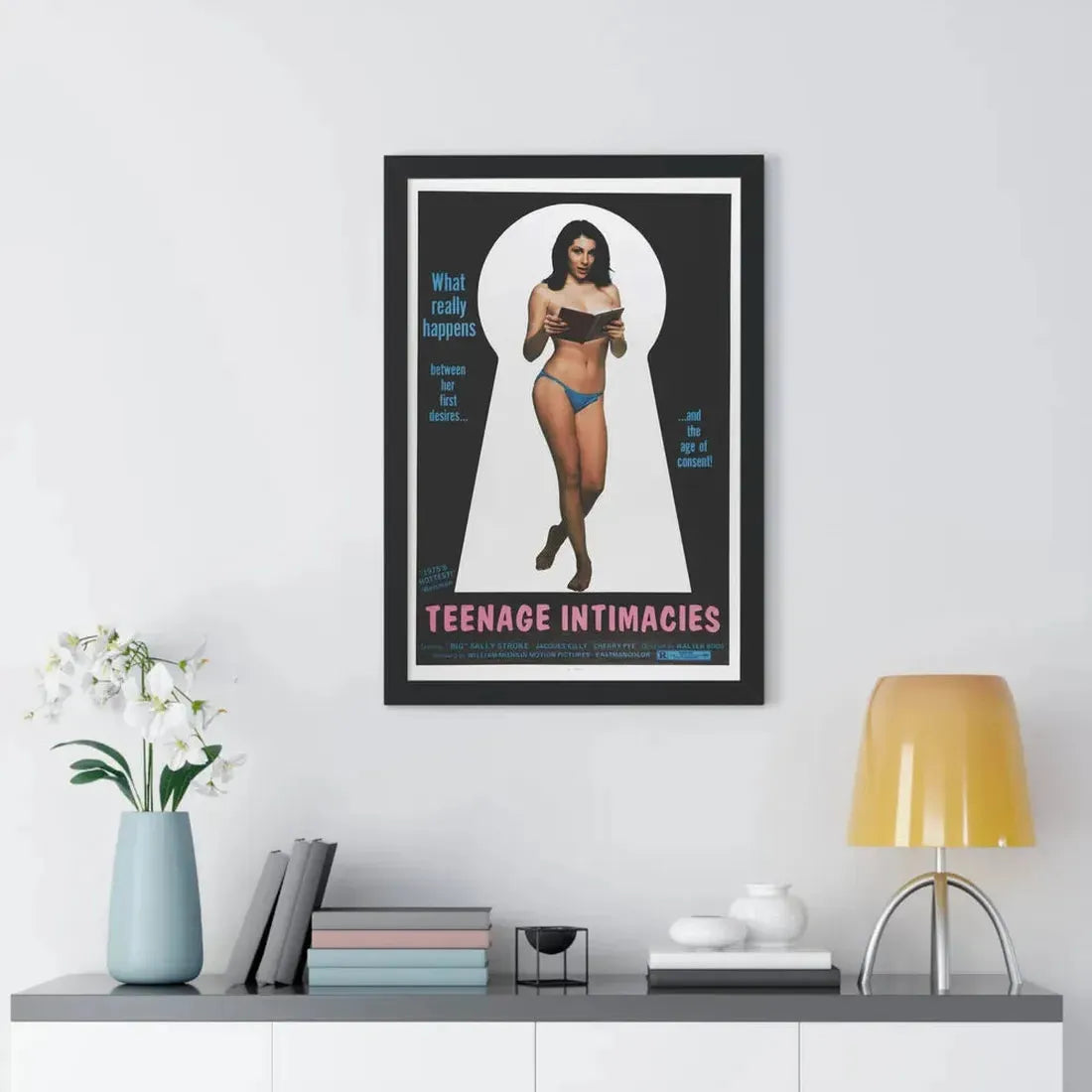 TEENAGE INTIMACIES 1973 - Framed Movie Poster - The Sticker Space