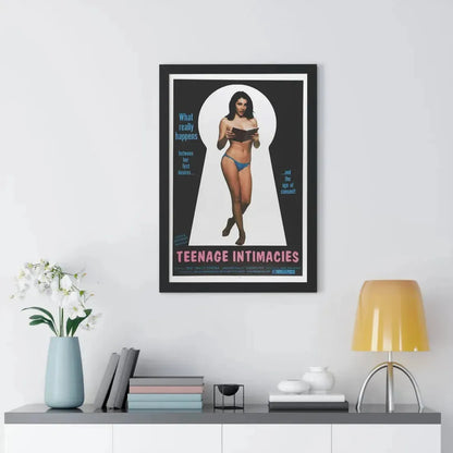 TEENAGE INTIMACIES 1973 - Framed Movie Poster - The Sticker Space