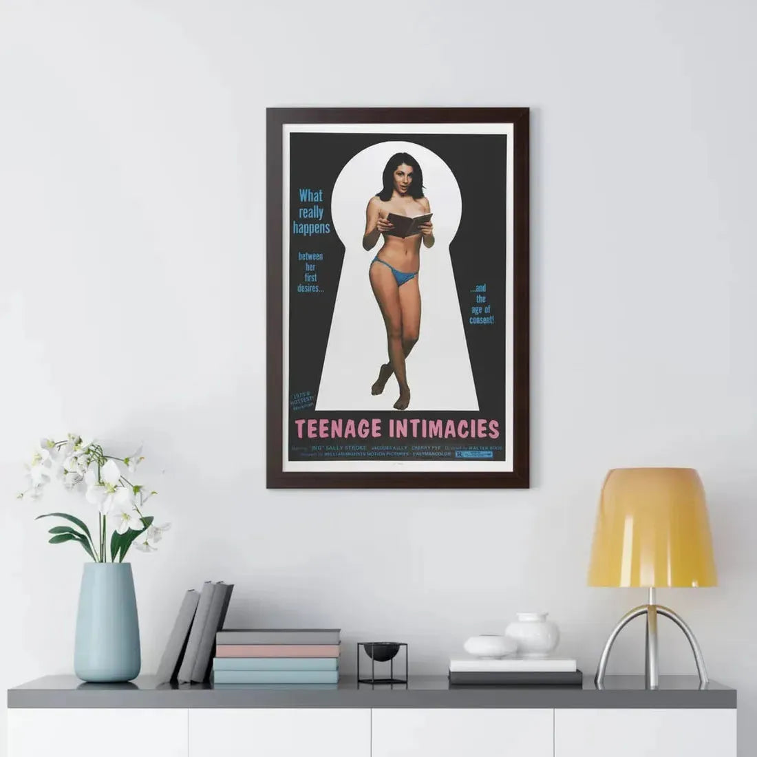 TEENAGE INTIMACIES 1973 - Framed Movie Poster - The Sticker Space