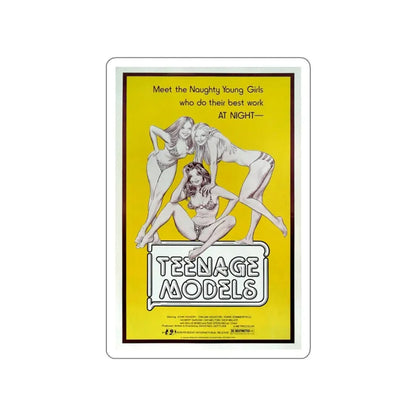 TEENAGE MODELS (GAME SHOW MODELS) 1977 Movie Poster STICKER Vinyl Die-Cut Decal 3 Inch - The Sticker Space