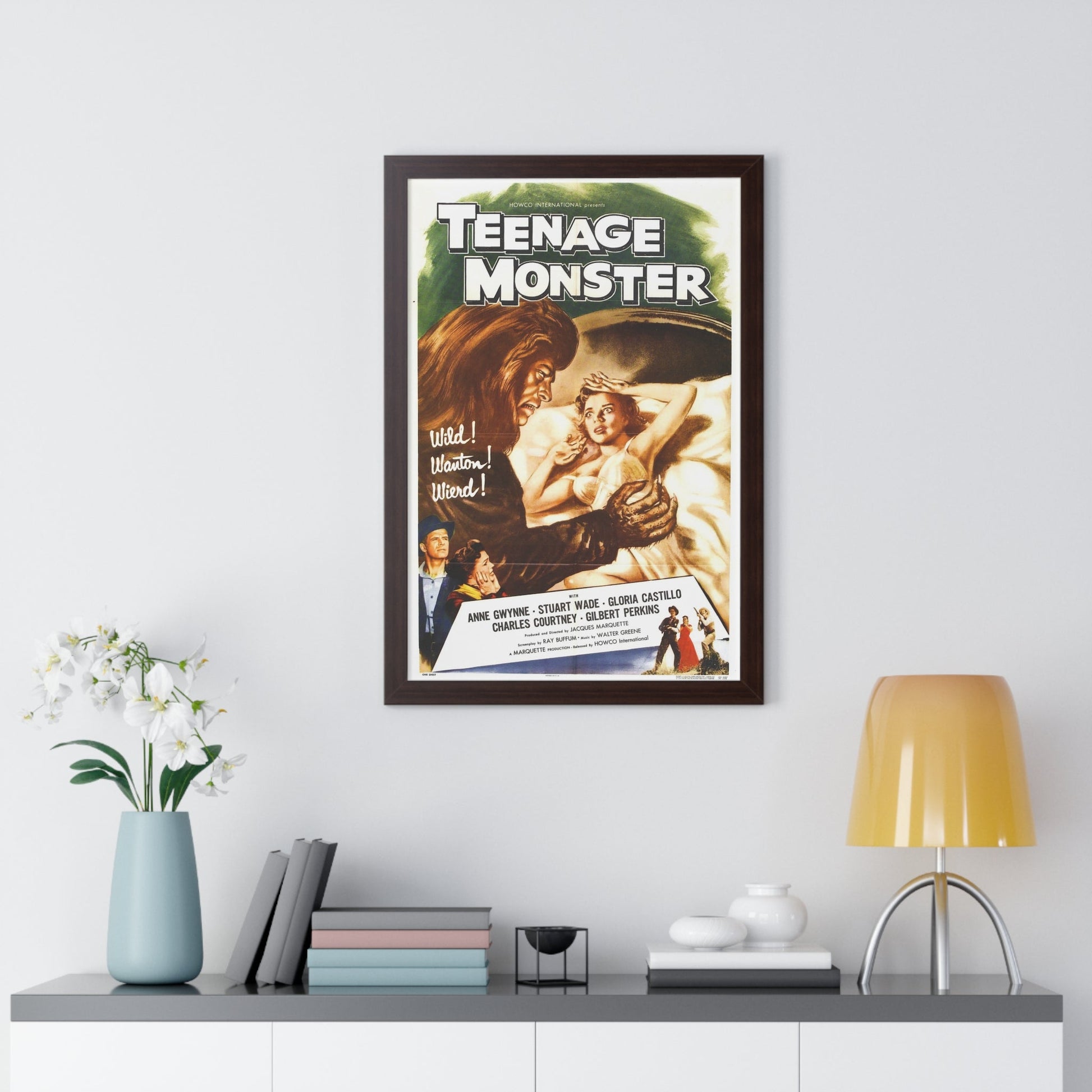 TEENAGE MONSTER 1957 - Framed Movie Poster-The Sticker Space