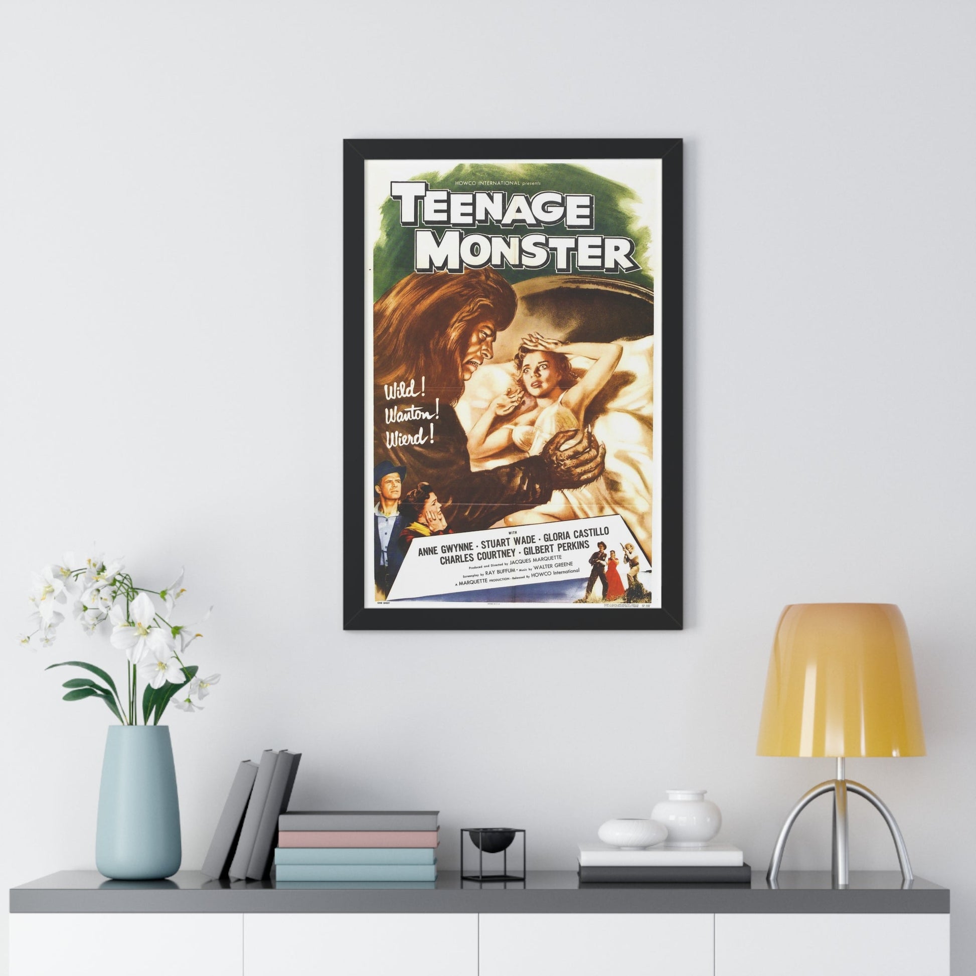 TEENAGE MONSTER 1957 - Framed Movie Poster-The Sticker Space