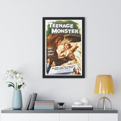 TEENAGE MONSTER 1957 - Framed Movie Poster-The Sticker Space