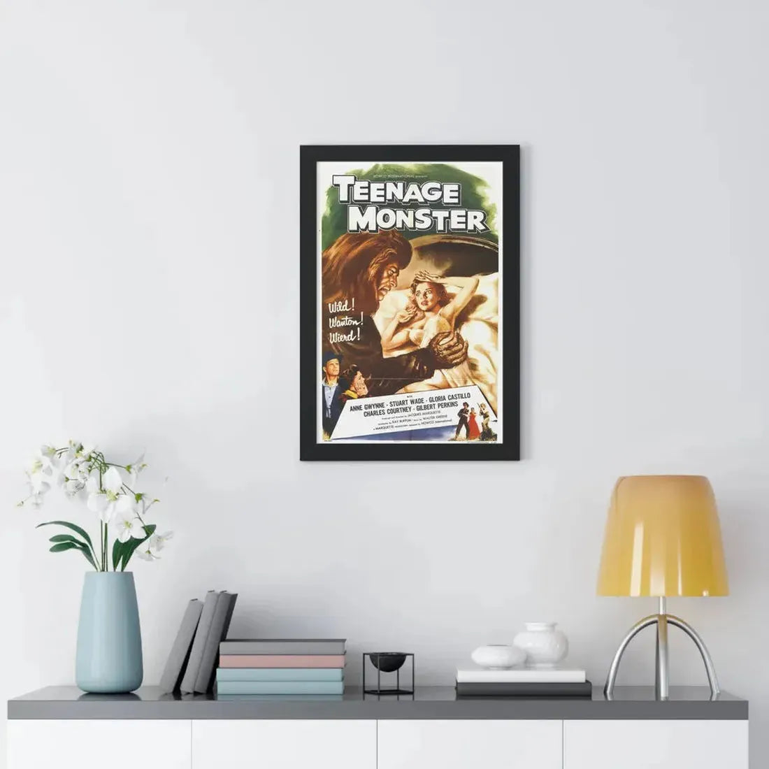 TEENAGE MONSTER 1957 - Framed Movie Poster - The Sticker Space