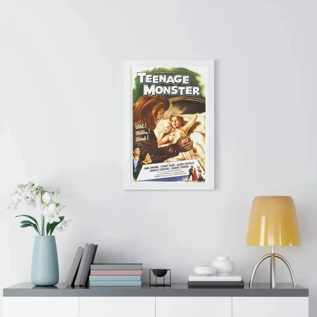 TEENAGE MONSTER 1957 - Framed Movie Poster - The Sticker Space