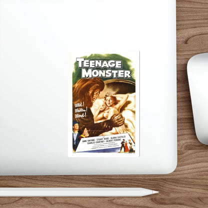 TEENAGE MONSTER 1957 Movie Poster STICKER Vinyl Die-Cut Decal-The Sticker Space