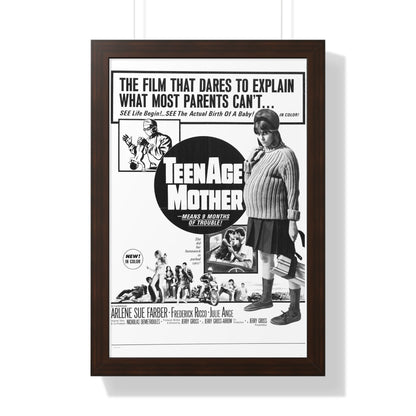 TEENAGE MOTHER 1967 - Framed Movie Poster-16″ x 24″-The Sticker Space