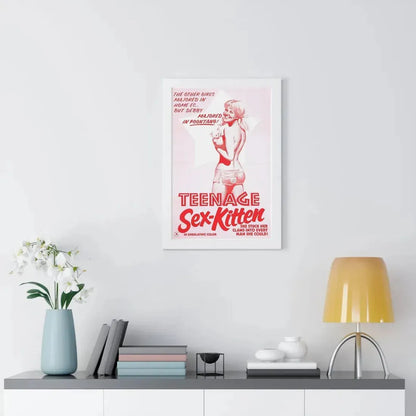 TEENAGE SEX-KITTEN 1975 - Framed Movie Poster - The Sticker Space
