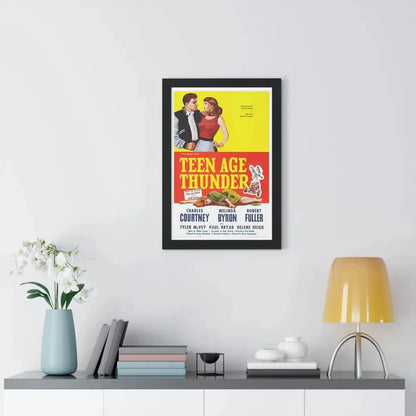 TEENAGE THUNDER 1957 - Framed Movie Poster - The Sticker Space