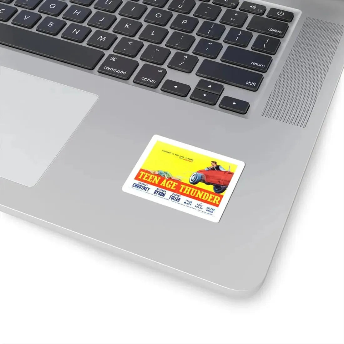 Teenage Thunder 1957 v2 Movie Poster - STICKER Vinyl Kiss-Cut Decal - The Sticker Space