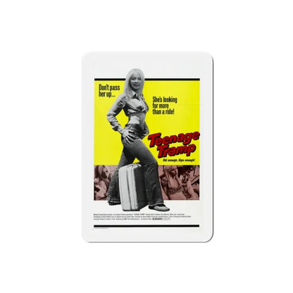 Teenage Tramp 1975 Movie Poster Refrigerator Magnet 2 Inch - The Sticker Space