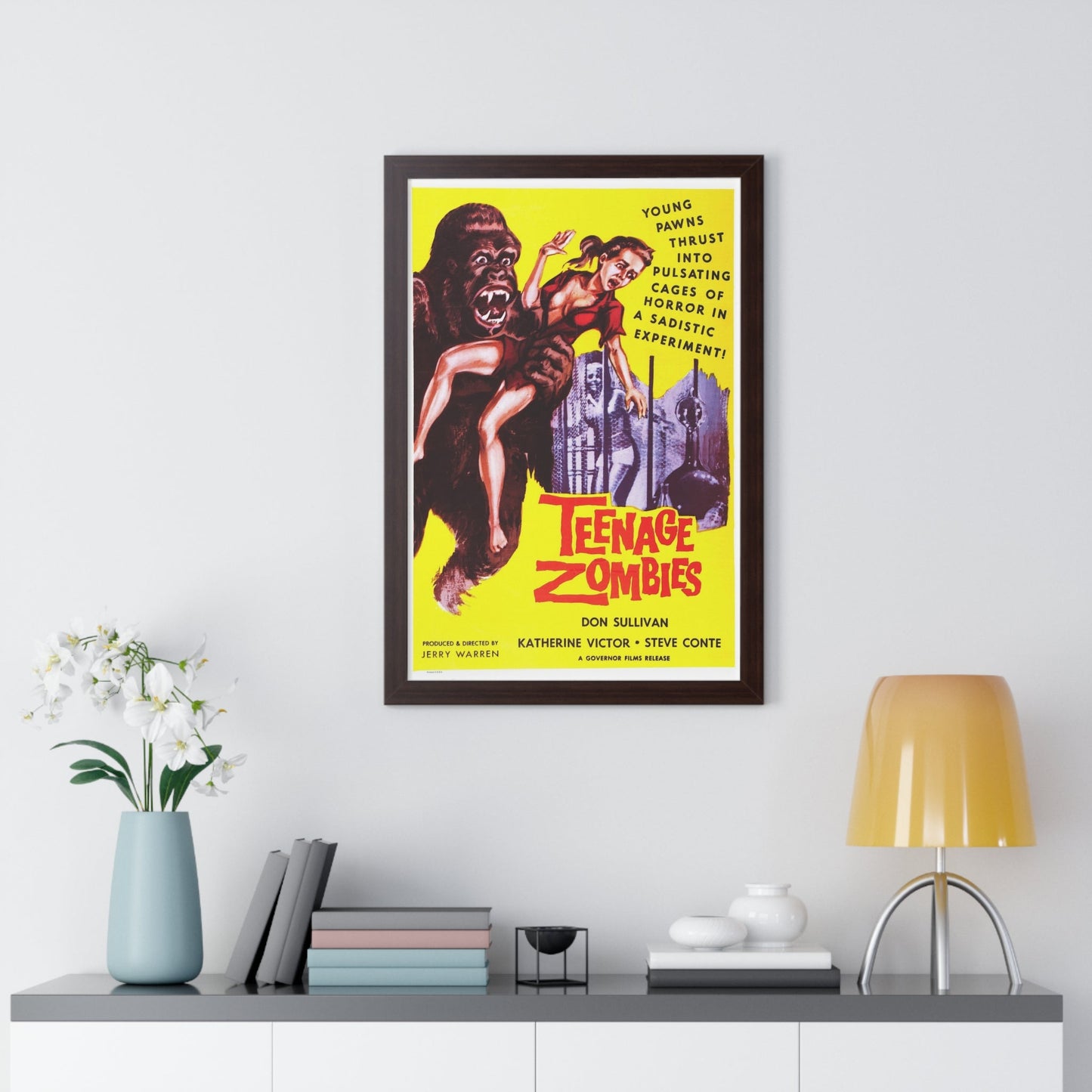 TEENAGE ZOMBIES 1959 - Framed Movie Poster-The Sticker Space