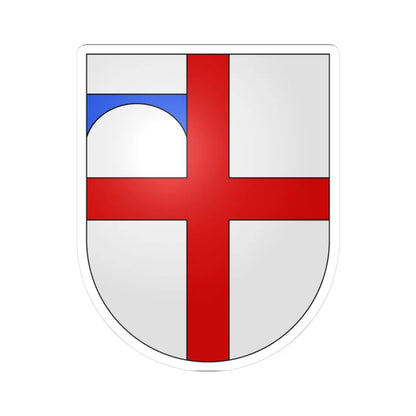 Tegna-coat of arms (Switzerland) (Coat of Arms) STICKER Vinyl Kiss-Cut Decal 3 Inch White - The Sticker Space