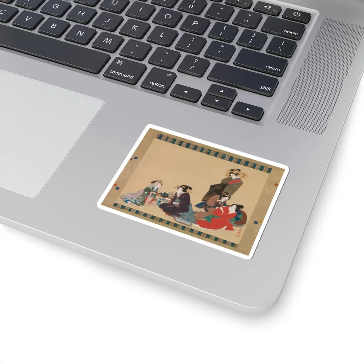 Teisai Hokuba - Five Beauties - 1840 v1 - STICKER Vinyl Kiss-Cut Decal