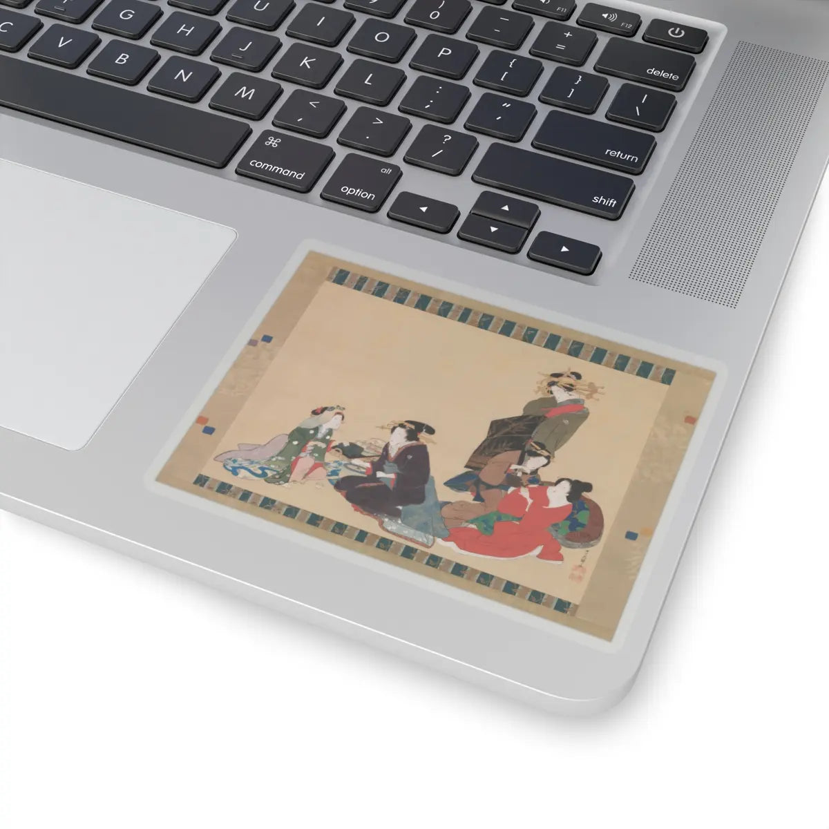 Teisai Hokuba - Five Beauties - 1840 v1 - STICKER Vinyl Kiss-Cut Decal