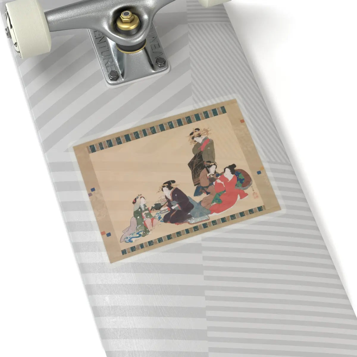 Teisai Hokuba - Five Beauties - 1840 v1 - STICKER Vinyl Kiss-Cut Decal