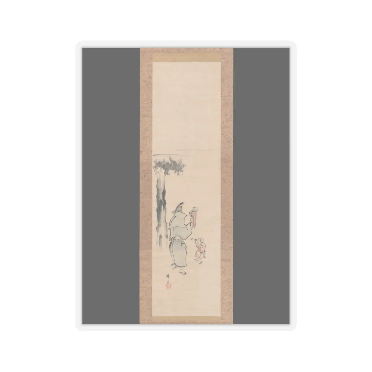 Teisai Hokuba - Puppeteer - 19th century v1 - STICKER Vinyl Kiss-Cut Decal