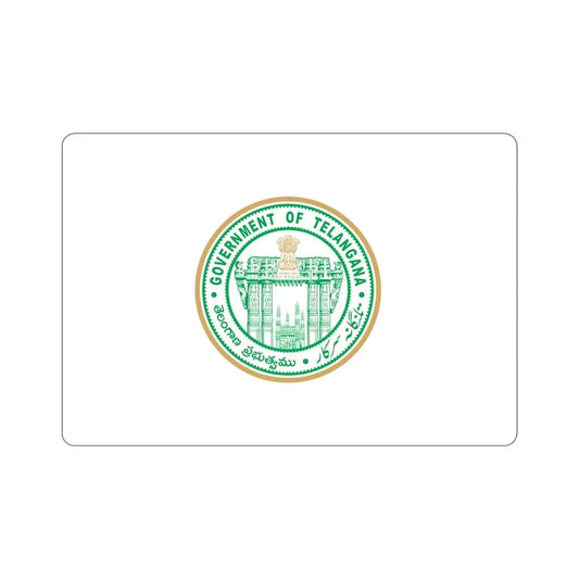 Telangana Flag (India) STICKER Vinyl Die-Cut Decal 6 Inch - The Sticker Space