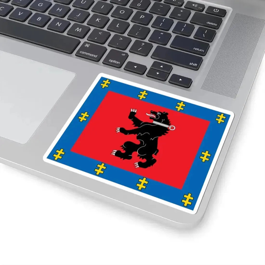 Telšiai County flag (Lithuania) STICKER Vinyl Kiss-Cut Decal - The Sticker Space