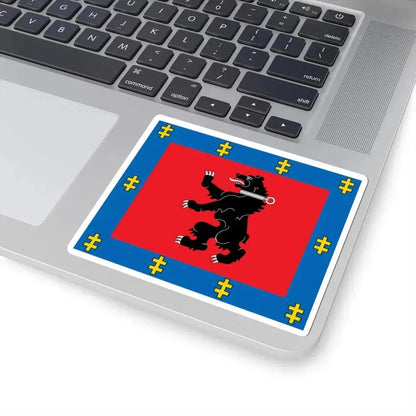 Telšiai County flag (Lithuania) STICKER Vinyl Kiss-Cut Decal - The Sticker Space