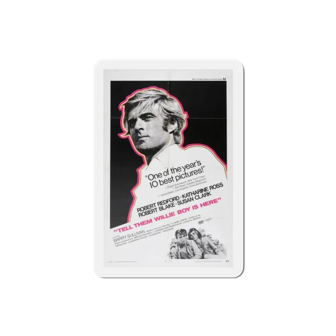 Tell Them Willie Boy Is Here 1969 Movie Poster Refrigerator Magnet 2 Inch - The Sticker Space
