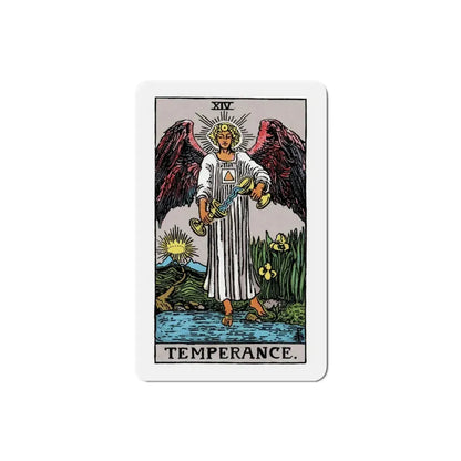 Temperance (Tarot Card) Refrigerator Magnet 3 Inch - The Sticker Space
