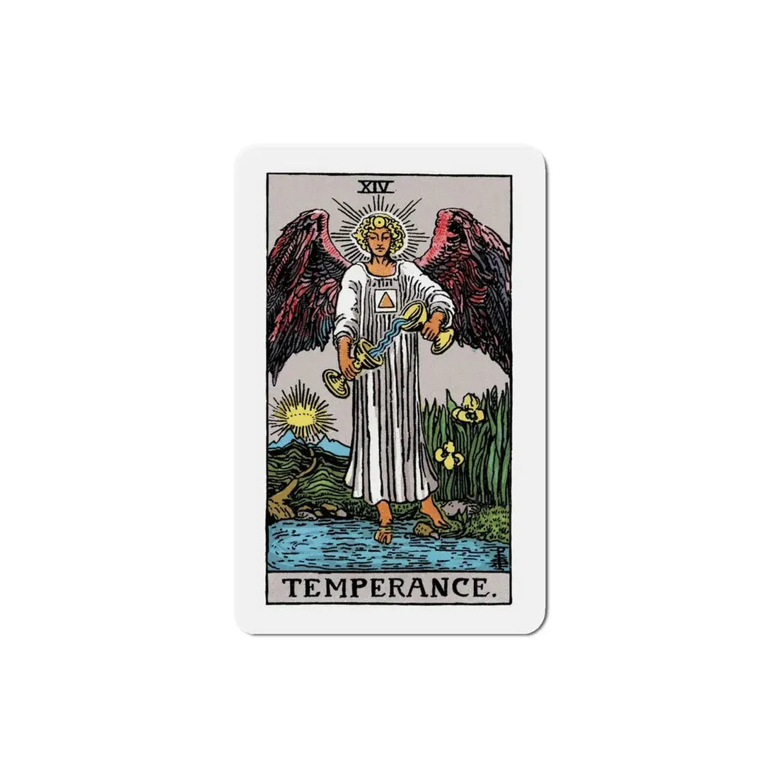 Temperance (Tarot Card) Refrigerator Magnet 5 Inch - The Sticker Space