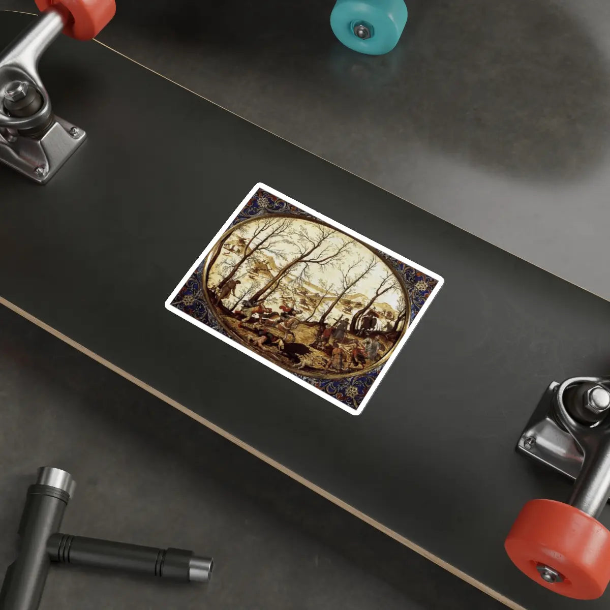 SKU:11995565018420726490 Sticker types:White Shape:Die-Cut Sizes:5" × 5"
