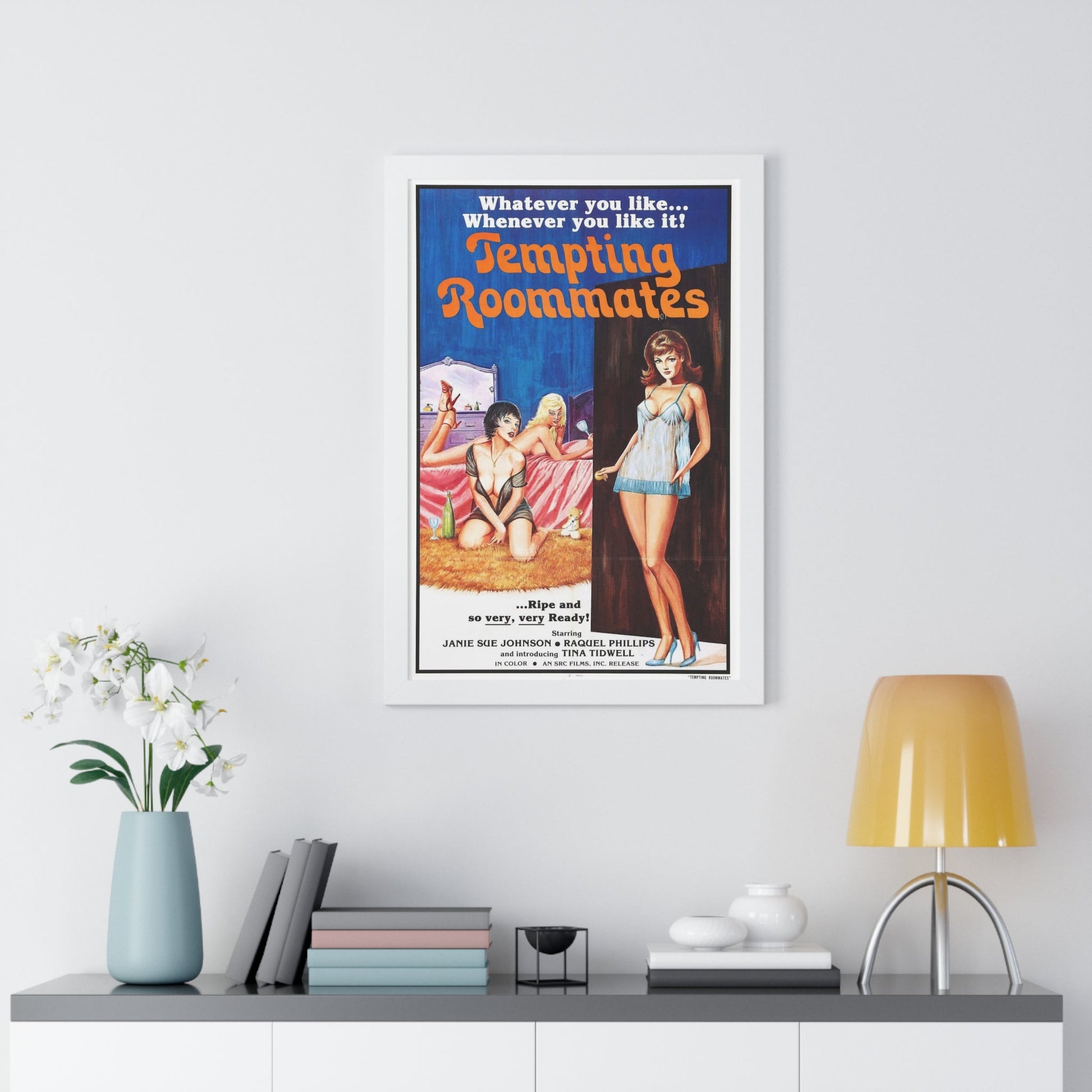 TEMPTING ROOMMATES 1974 - Framed Movie Poster-The Sticker Space