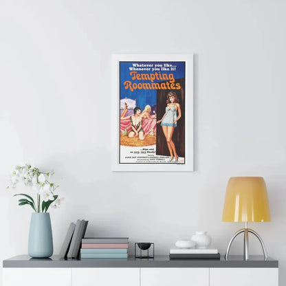 TEMPTING ROOMMATES 1974 - Framed Movie Poster - The Sticker Space