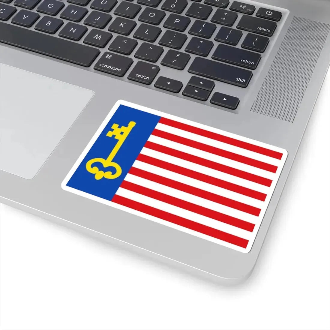 Temse vlag 1971 (Belgium) STICKER Vinyl Kiss-Cut Decal - The Sticker Space