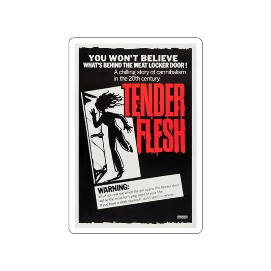 TENDER FLESH (WELCOME TO ARROW BEACH) 1974 Movie Poster STICKER Vinyl Die-Cut Decal 2 Inch - The Sticker Space