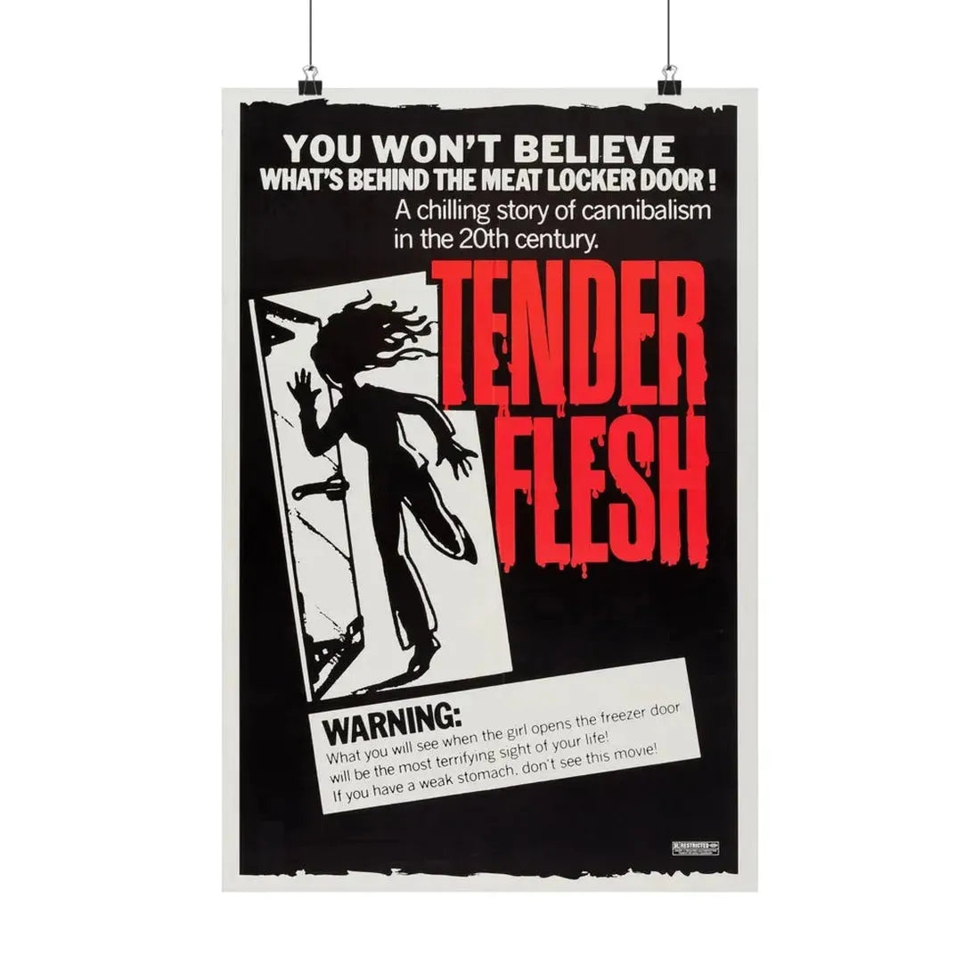 TENDER FLESH (WELCOME TO ARROW BEACH) 1974 - Paper Movie Poster 16″ x 24″ Matte - The Sticker Space