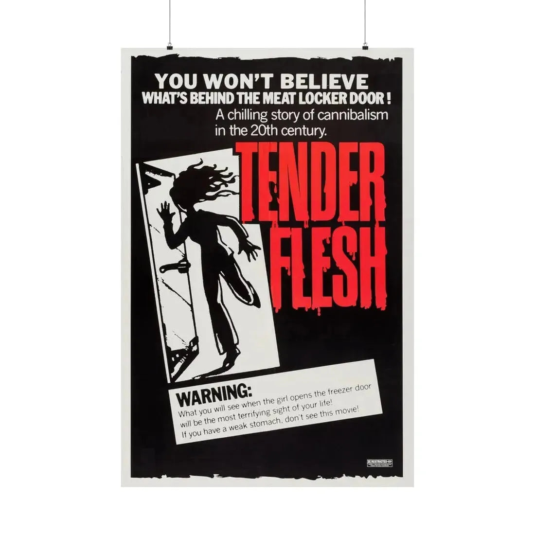 TENDER FLESH (WELCOME TO ARROW BEACH) 1974 - Paper Movie Poster 36" x 54" Matte - The Sticker Space