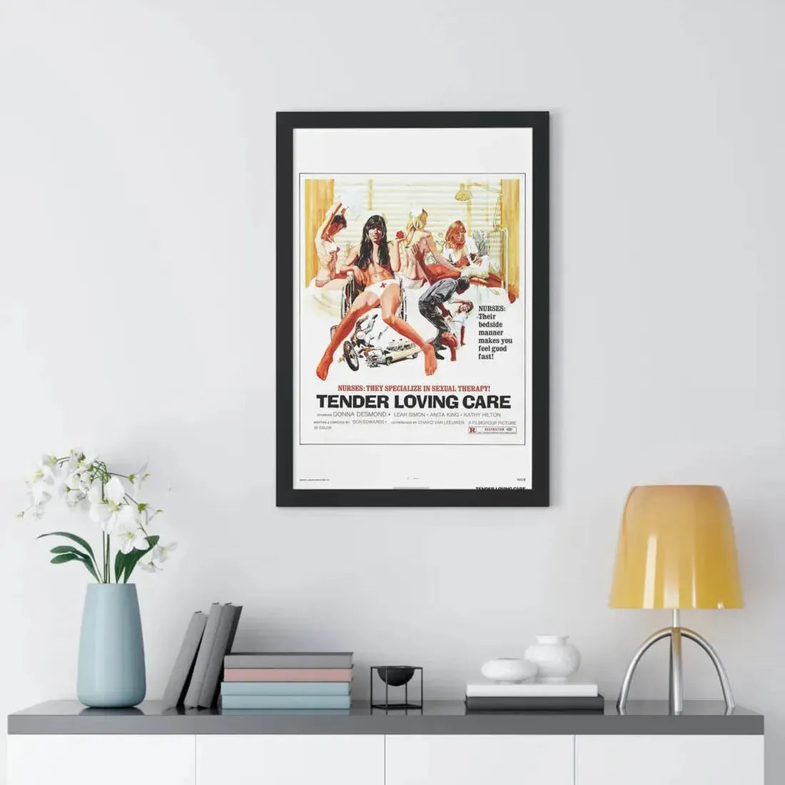 TENDER LOVING CARE 1973 - Framed Movie Poster - The Sticker Space