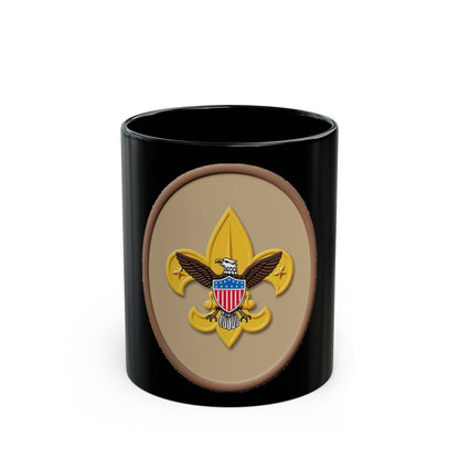 Tenderfoot (Boy Scout Merit Badge) Black Coffee Mug-11oz-The Sticker Space