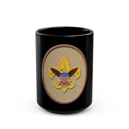 Tenderfoot (Boy Scout Merit Badge) Black Coffee Mug-15oz-The Sticker Space