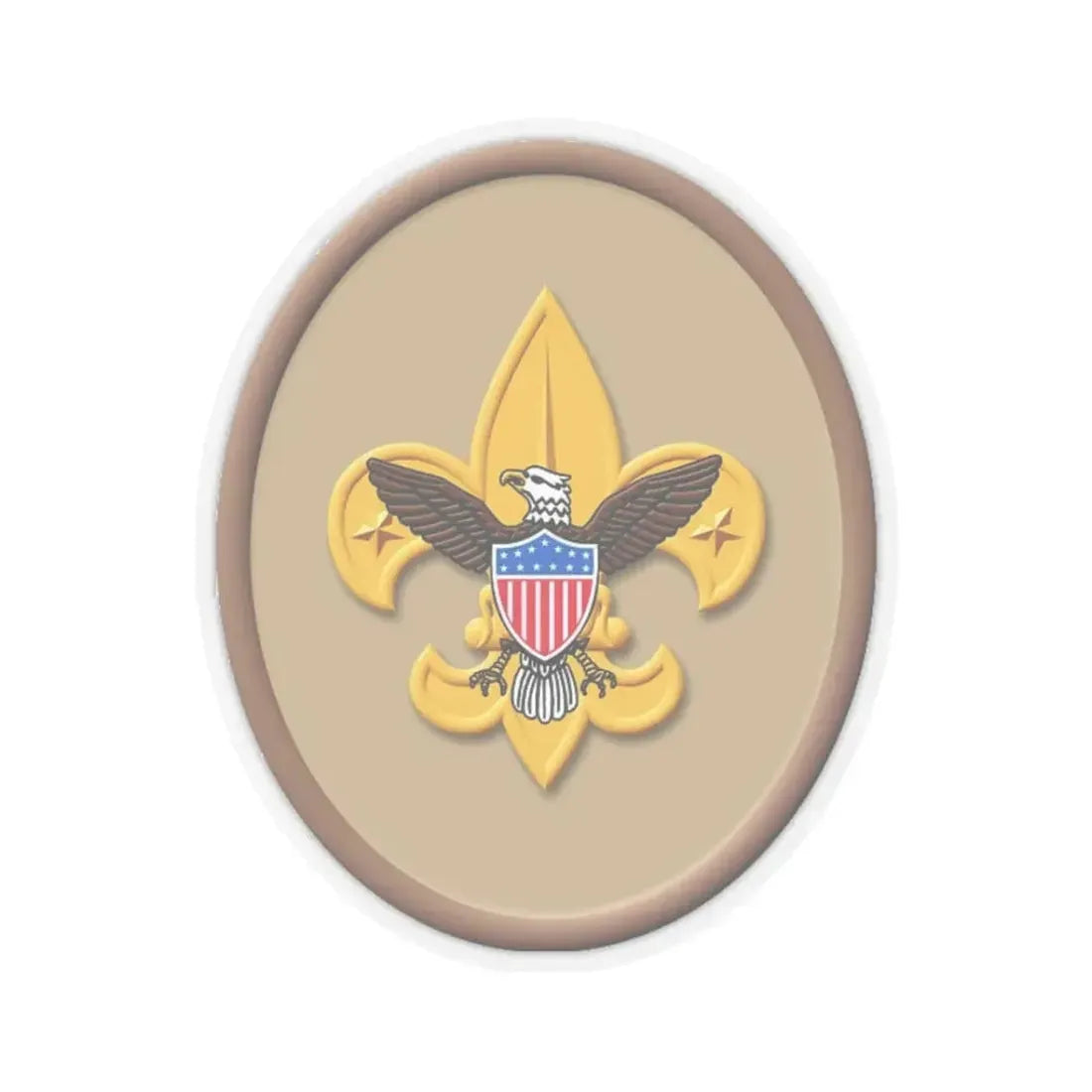 Tenderfoot (Boy Scout Merit Badge) STICKER Vinyl Kiss-Cut Decal 3 Inch Transparent - The Sticker Space