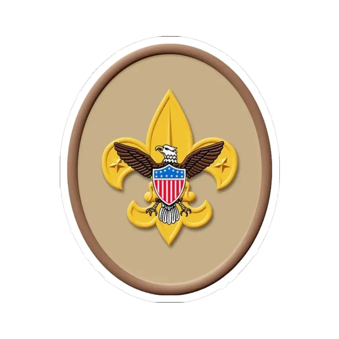 Tenderfoot (Boy Scout Merit Badge) STICKER Vinyl Kiss-Cut Decal 3 Inch White - The Sticker Space