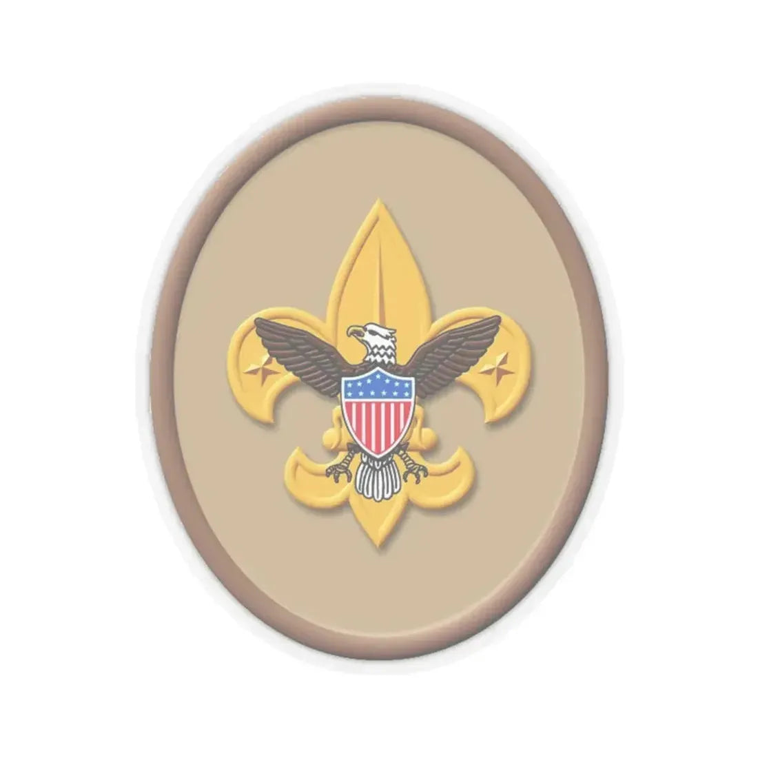 Tenderfoot (Boy Scout Merit Badge) STICKER Vinyl Kiss-Cut Decal 4 Inch Transparent - The Sticker Space