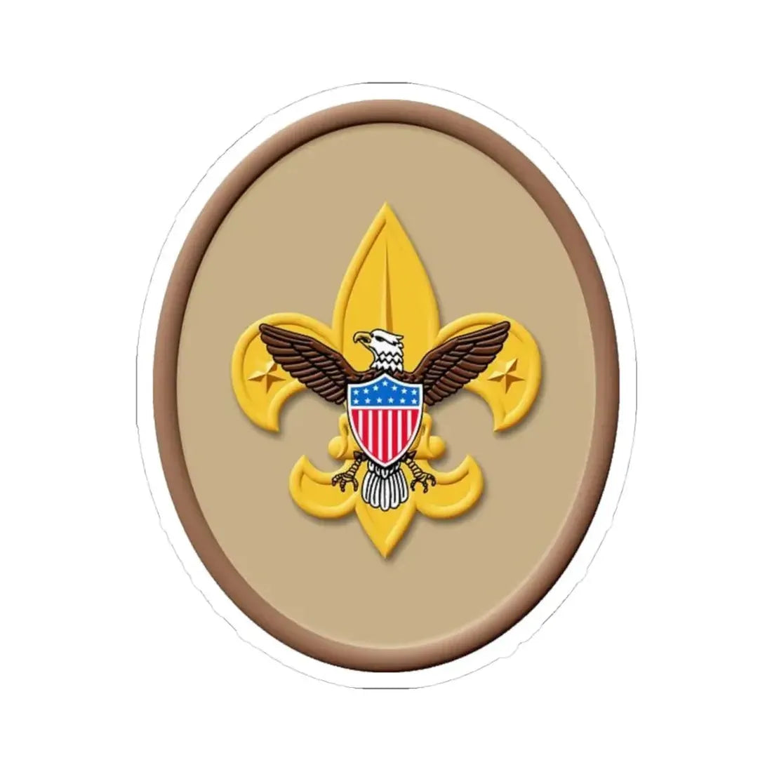 Tenderfoot (Boy Scout Merit Badge) STICKER Vinyl Kiss-Cut Decal 4 Inch White - The Sticker Space